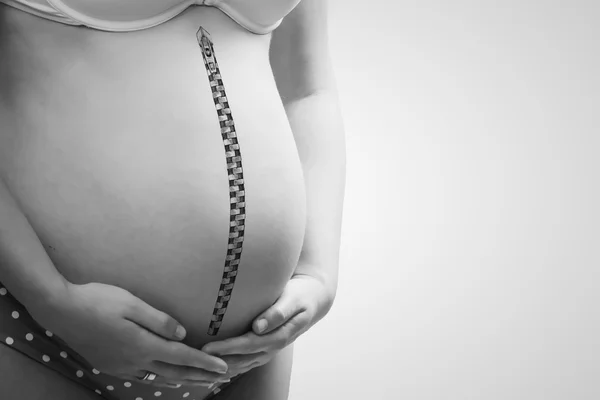 Embarazada vientre —  Fotos de Stock