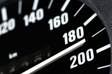 Speedometer of a car clipart
