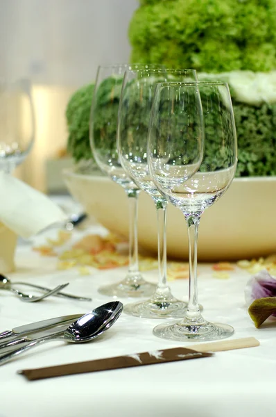 Mesa de jantar de luxo — Fotografia de Stock