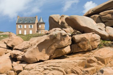 Eiffel-house in Brittany, France clipart