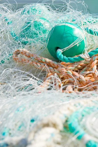 Disordered fishing nets — Stock Photo, Image