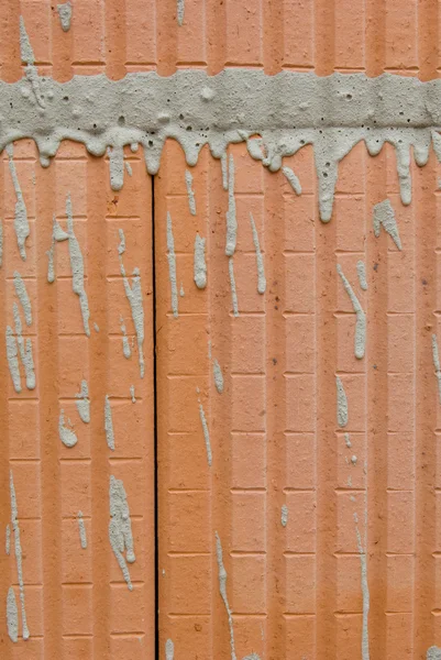 Muratura in mattoni cavi — Foto Stock