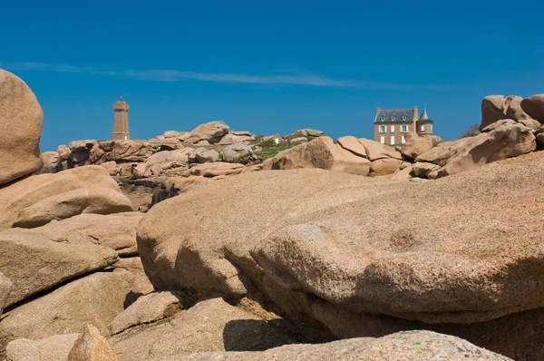 stock image Lighthouse Men Ruz and Eiffel-house