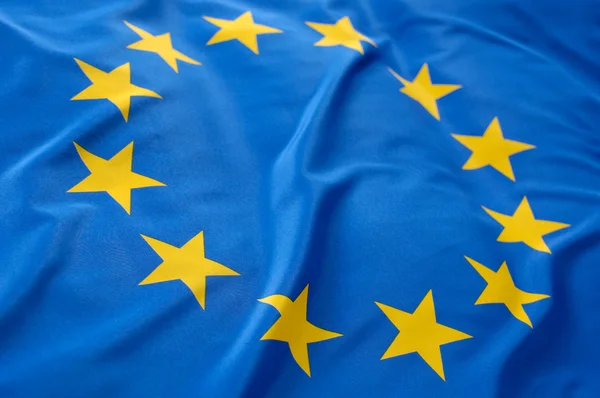Европейский флаг — стоковое фото