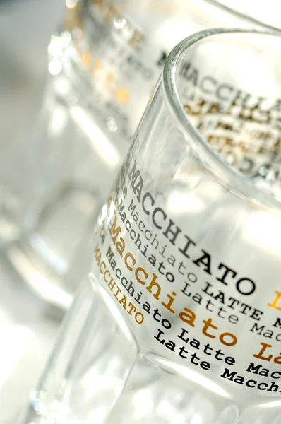 Latte Macchiato-Glasses — Stock Photo, Image