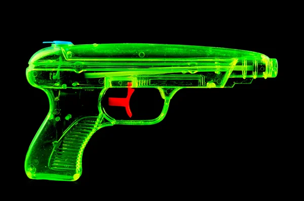 녹색 물 권총 — 스톡 사진