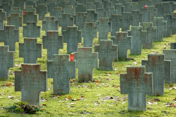 stock image Graveyard for german bombing victims of WWII