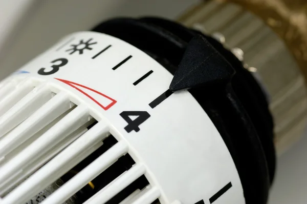 Heater regulation on position 4 — Stock Photo, Image