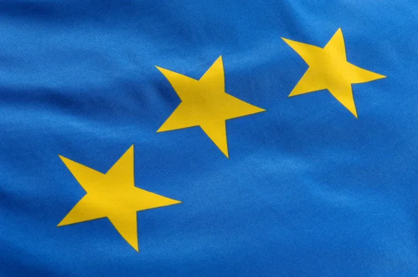 Része az európai zászló — Stock Fotó