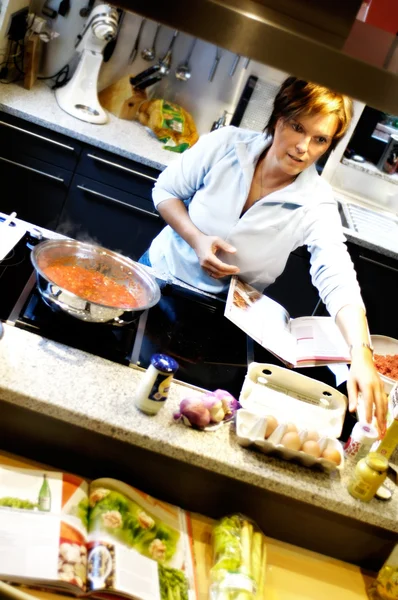 stock image Woman in a kitchen