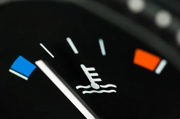 Měřidlo teploty motoru automobilu — Stock fotografie
