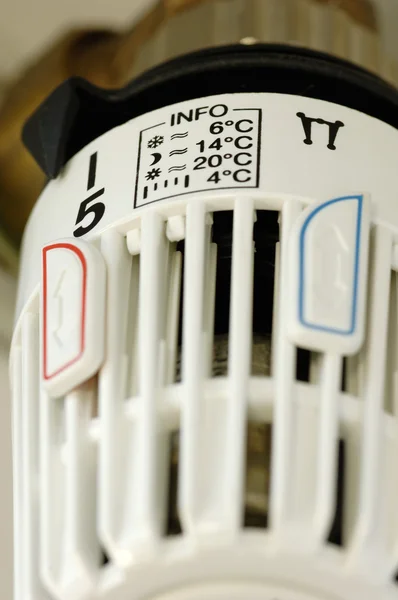Regulamentação do aquecedor — Fotografia de Stock