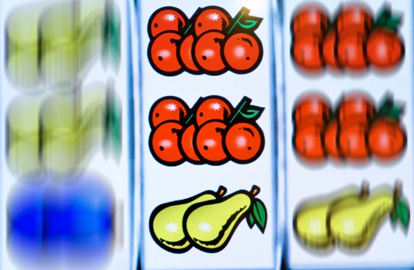 Zobrazení stroje, ovoce — Stock fotografie