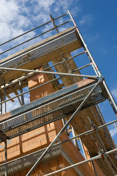 Scaffold on a construction site — Stock Photo, Image