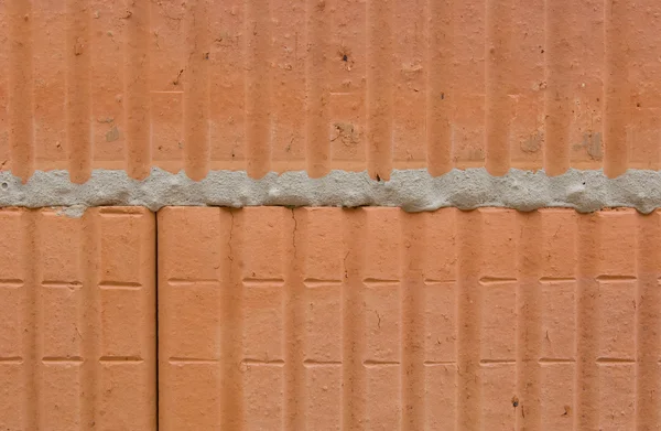Hohlziegelmauerwerk — Stockfoto