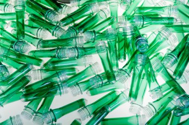 Green plastic tubes clipart