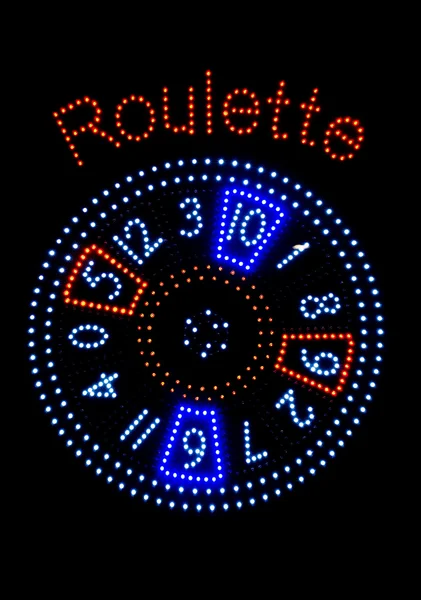 Roulette-megjelölésének — Stock Fotó