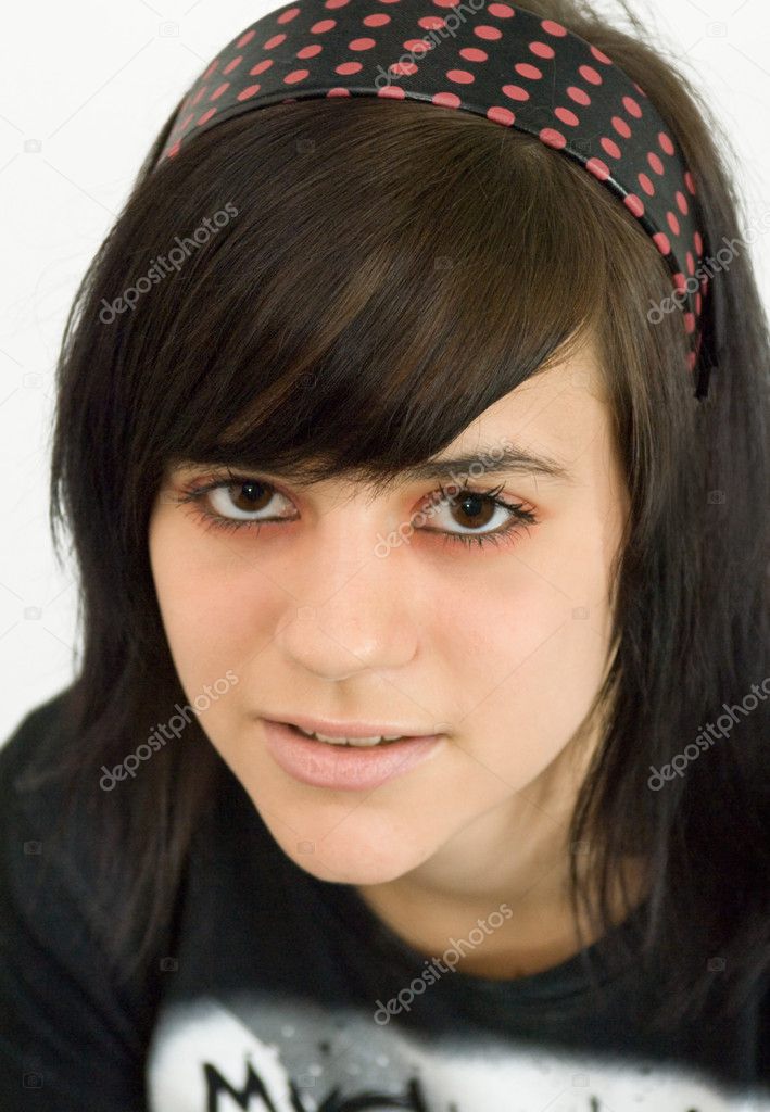 Girl Teenager with hairband