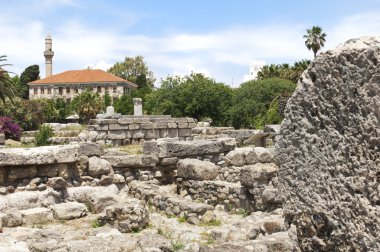 Agora kos town, kos, Yunanistan