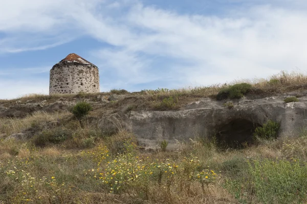 stock image Mill ruin on the island of Kos