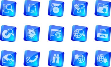 Internet icons clipart