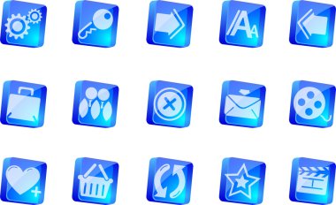 Website and internet icons clipart