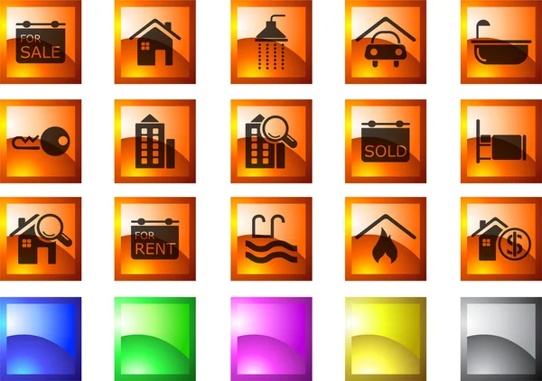 stock vector Real Estate icons