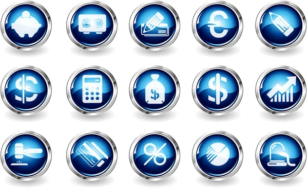 Finance and Banking icons — Stock Vector