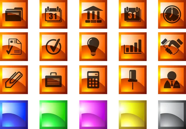 Business icons Royalty Free Stock Vectors