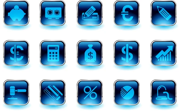 Finance and Banking icons Royalty Free Stock Illustrations