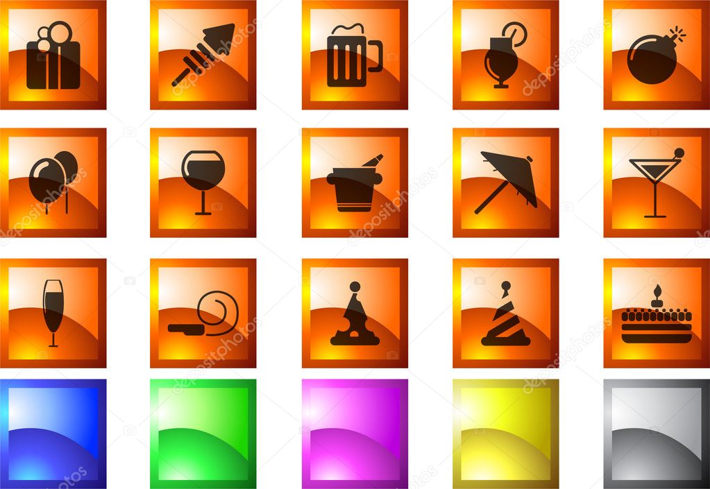Party and Celebration icons