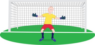 Goalkeeper clipart