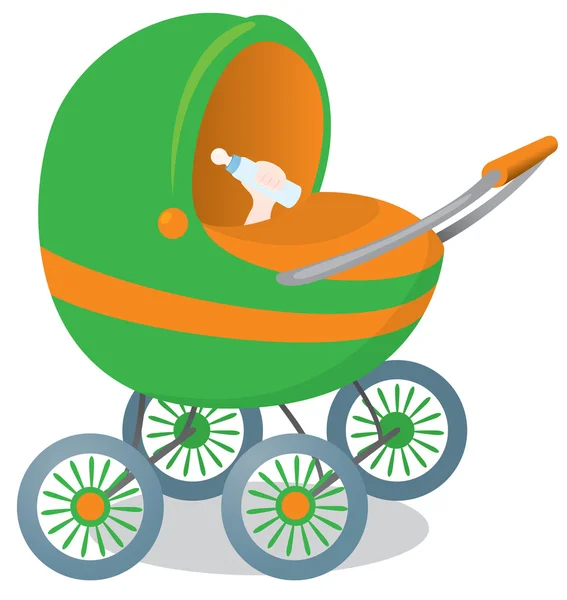 婴儿车 — 图库矢量图片