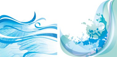 Water background 10 EPS clipart