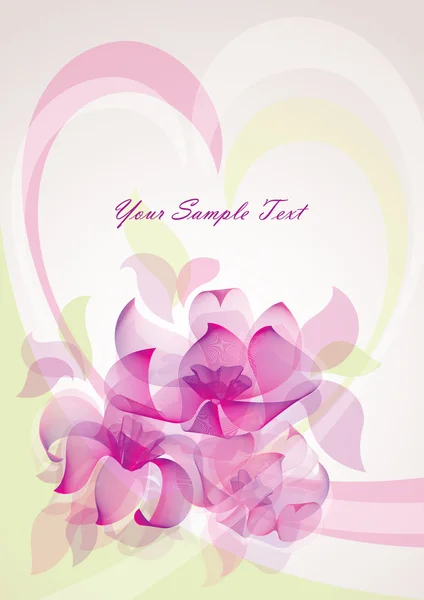 Fond de fleur 10 EPS — Image vectorielle