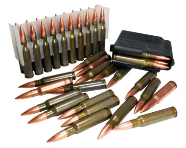 Hunting cartridges of caliber .308 Win clipart