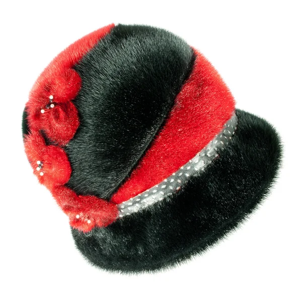 Female fur hat — Stock Photo, Image