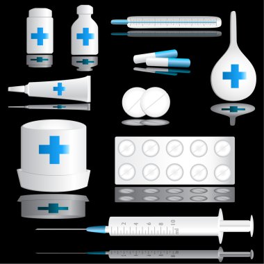 Medical icon set _3 clipart