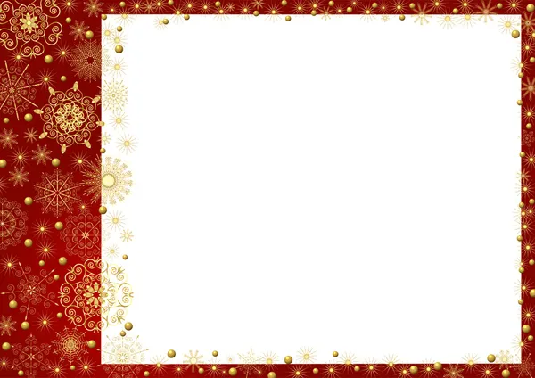 Cadre Claret avec étoiles dorées — Image vectorielle