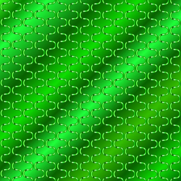 Зеленые волны на зеленом фоне — стоковый вектор