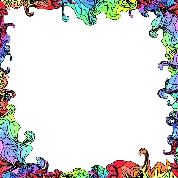 Kleurrijke frame — Stockvector