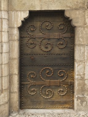 Medieval door clipart