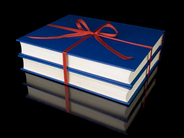 Two blue books — Stock Photo, Image
