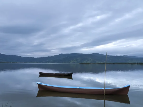 stock image Two canoes