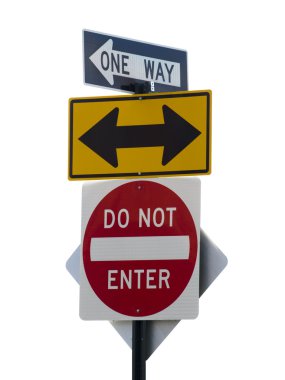 Street signs clipart