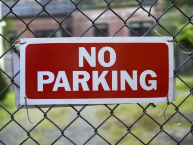 No Parking clipart