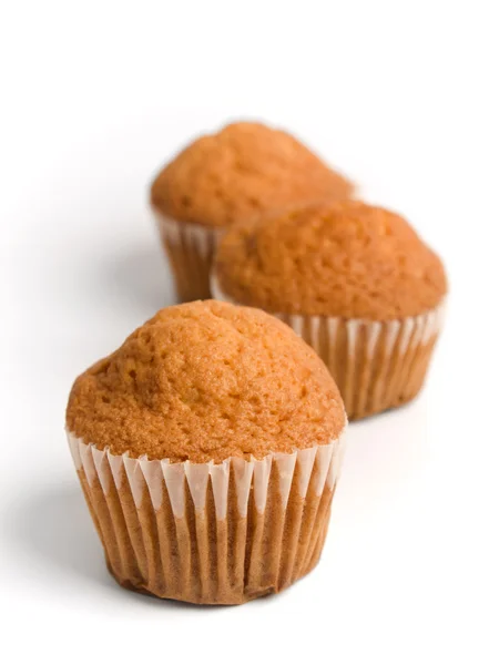 Tre muffin — Foto Stock