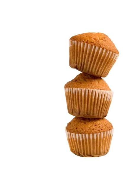 Σωρό των muffins Εικόνα Αρχείου