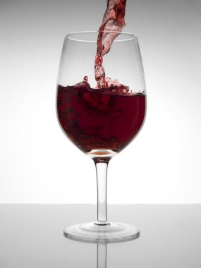 Glass of wine clipart