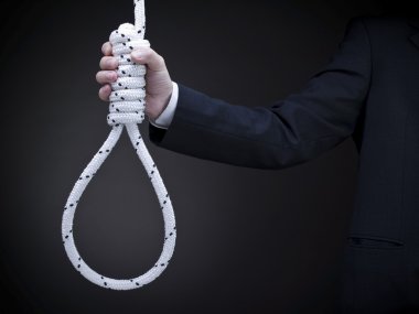 Holding the noose clipart